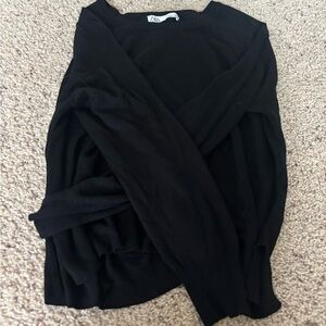 Zara Elegant Black Top